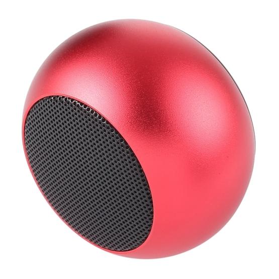 Mini Metal Wireless Bluetooth Speaker (Red)